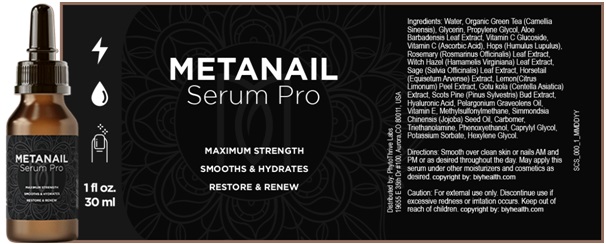 Metanail Serum Pro Supplement Facts